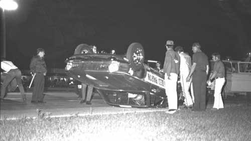 Tri-City Dragway - Flying Red Baron Crash From Fred Militello Photo By Don Ruppel  (newer photo)